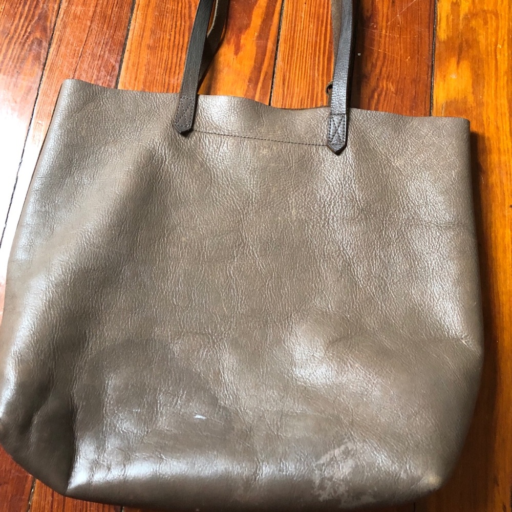Madewell Transport Tote - Dark Brown Leather